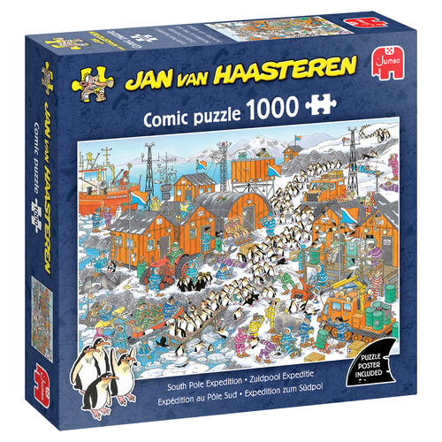 Jan van Haasteren - Zuidpool Expeditie (1000 stukjes)
