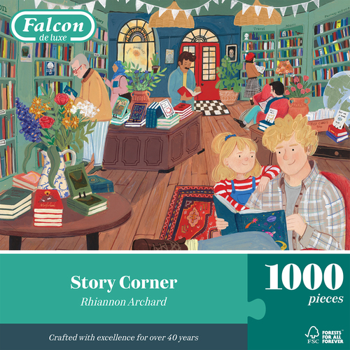 Puzzel Falcon - Story Corner 1000st - Afbeelding 3