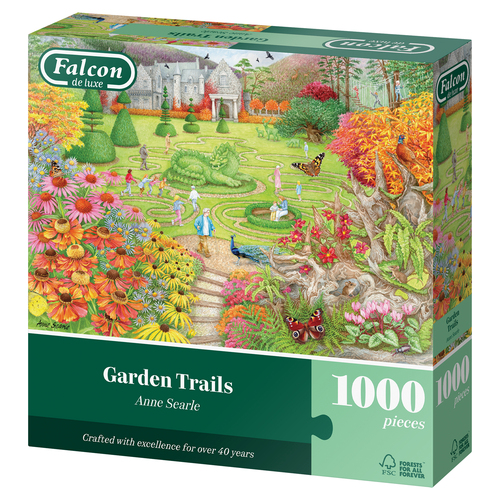 Puzzel Faclcon - Garden Trails 1000st - Afbeelding 2
