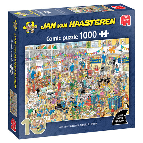 Jan van Haasteren - Studio 10 Jaar - 1000 Stukjes