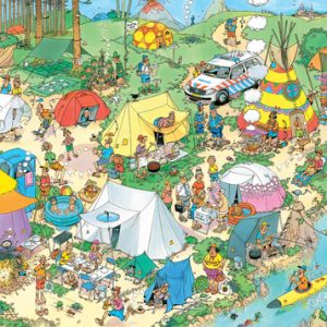 Jan van Haasteren – Kamperen in het bos (1000st)