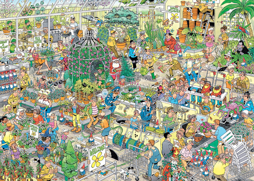 Jan van Haasteren - Het Tuintrum (1000st) - Afbeelding 2