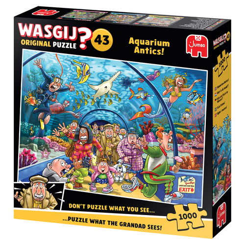 Wasgij original 43 - Aquarium Capriolen! - 1000st - Afbeelding 2