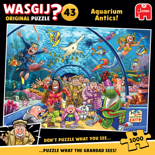 Wasgij original 43 - Aquarium Capriolen! - 1000st - Afbeelding 3