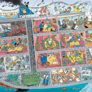 Jan van Haasteren – Cruiseschip (1000st)
