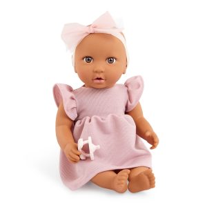 Pop 35cm – Roze jurk & Haarband
