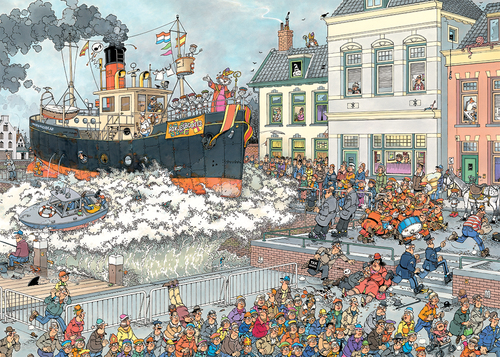 Jan van Haasteren - Sinterklaas Intocht (1000 stukjes) - Afbeelding 2