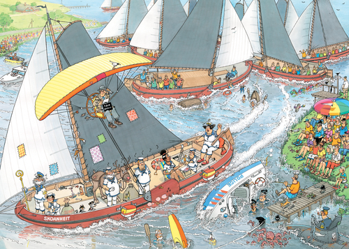 Jan van Haasteren - Hollandse Tradities - 2x1000 stukjes - Afbeelding 3