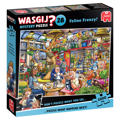 Wasgij Mystery 28 - Kat - en - muisspel! - 1000 stukjes