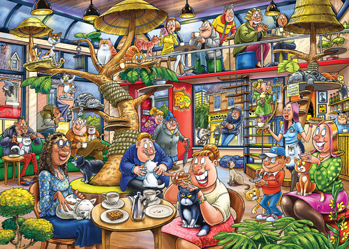 Wasgij Mystery 28 - Kat - en - muisspel! - 1000 stukjes - Afbeelding 4