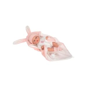 Arias – Pop Natal Rosa 30cm met slaapzak