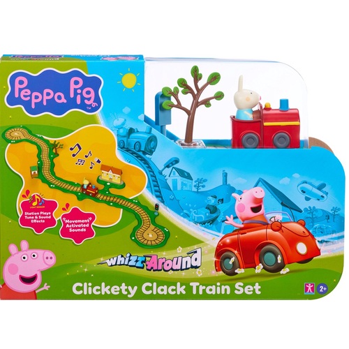 Peppa Whizz Around Clickety Clack Train Set