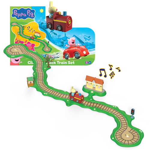 Peppa Whizz Around Clickety Clack Train Set - Afbeelding 2