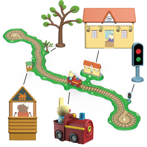 Peppa Whizz Around Clickety Clack Train Set - Afbeelding 3