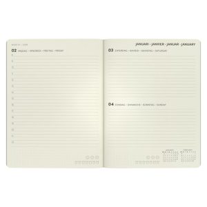 QC Colour –  Agenda A5 Deep Green