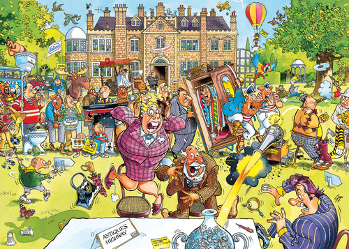 Wasgij? Retro Original 10 Antique Hunt! 1000st - Afbeelding 4