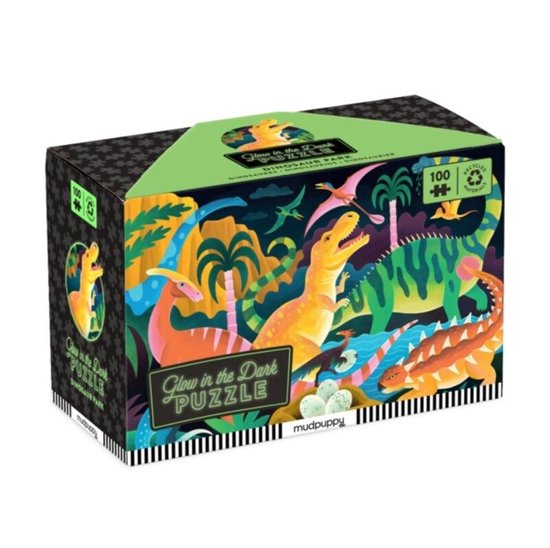 Mudpuppy Puzzel Glow in the Dark Dinos 100 stuks