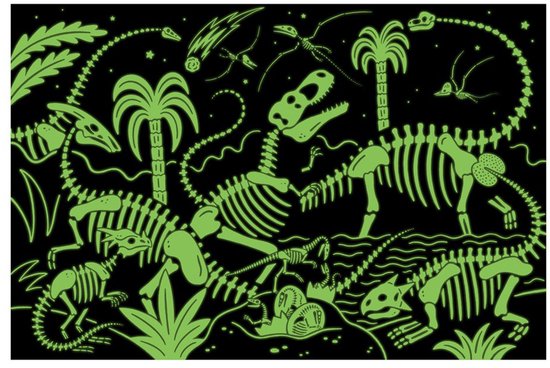 Mudpuppy Puzzel Glow in the Dark Dinos 100 stuks - Afbeelding 3