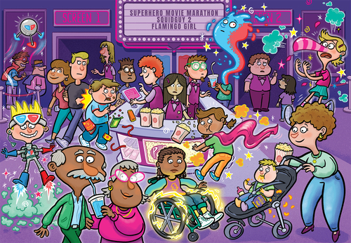 Wasgij Junior 2 - Popcorn Power-Up! (240st) - Afbeelding 4
