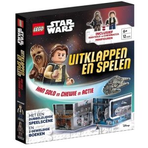 lego star wars uitklappen en spelen  Han Solo en Chewie in actie
