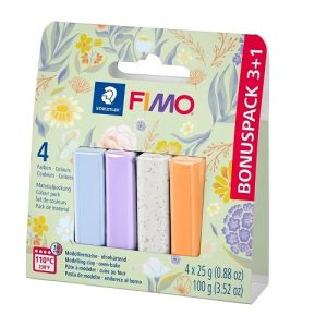 Set Fimo Modelleerklei 4 kleuren