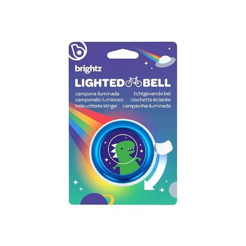 Lighted Bell - Blue w/Dinosaur Icon