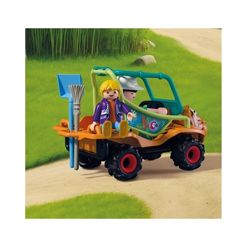 Playmobil - Dierentuin: Dierenverzorger met voertuig - Afbeelding 3