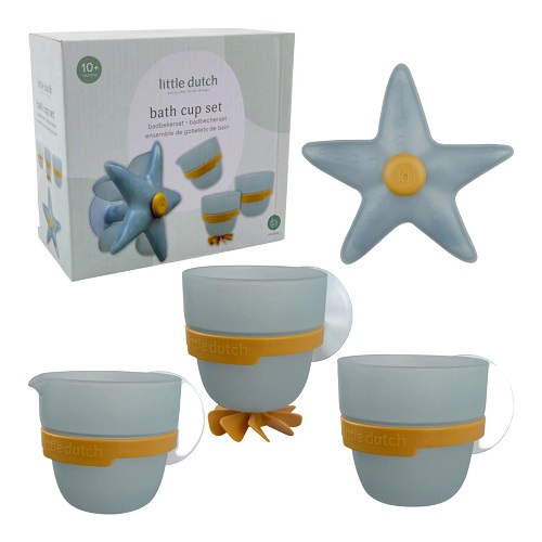 Little Dutch Badwand bekers zeester