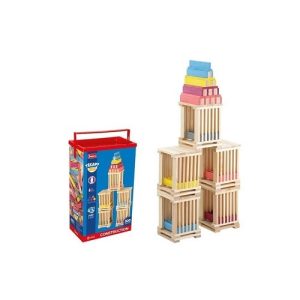 Houten Stapelblokken Toren – 300 Blokjes