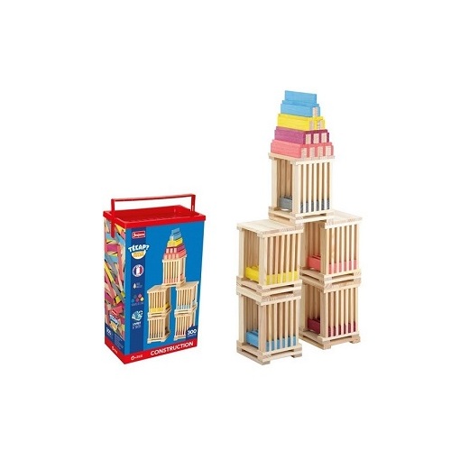 Houten Stapelblokken Toren - 300 Blokjes