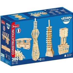 Houten Stapelblokken Toren – 300 Blokken – Blanco