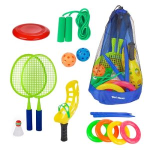 PLAY OUT Set buitenspeelgoed in bewaarzak 15dlg