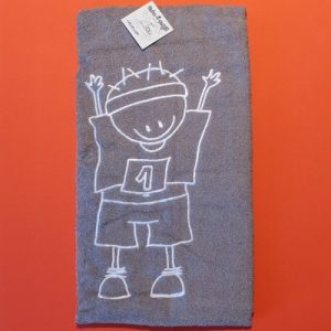 Rube & Rutje – Badhanddoek Rube (taupe) 110x70cm