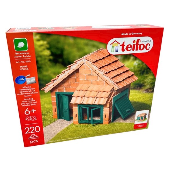 Teifoc Bouwdoos - Huis met dakpannen 200-delig
