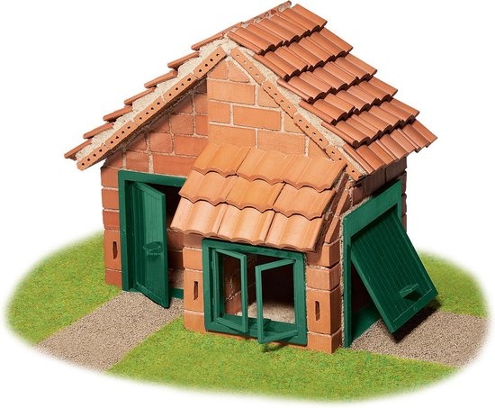 Teifoc Bouwdoos - Huis met dakpannen 200-delig - Afbeelding 3