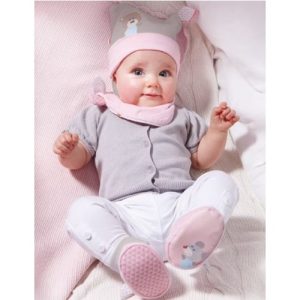 Haba – Babyset Knuffelvrienden roze – Maat 50/56