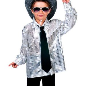 Disco Hemd Zilver – maat 116