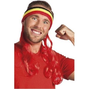 Hoofdband België met rood haar