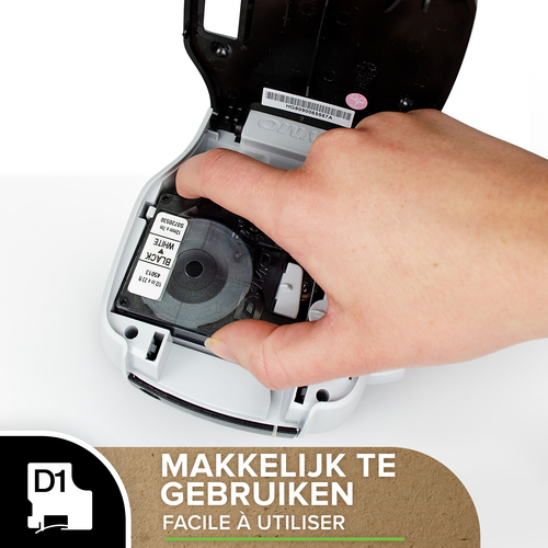 Dymo Tape D1 (12mm x 7m) - zwart/geel - Afbeelding 9