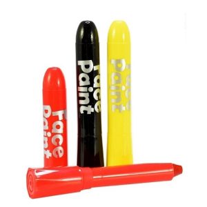 Gezichtskrijt zwart/rood/geel (België)