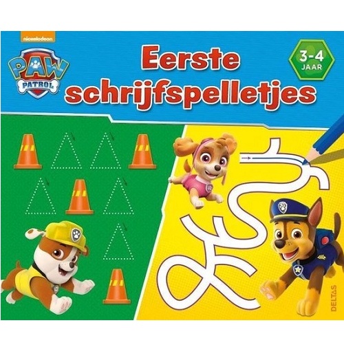 Paw Patrol - Eerste schrijfspelletjes (3-4jaar)