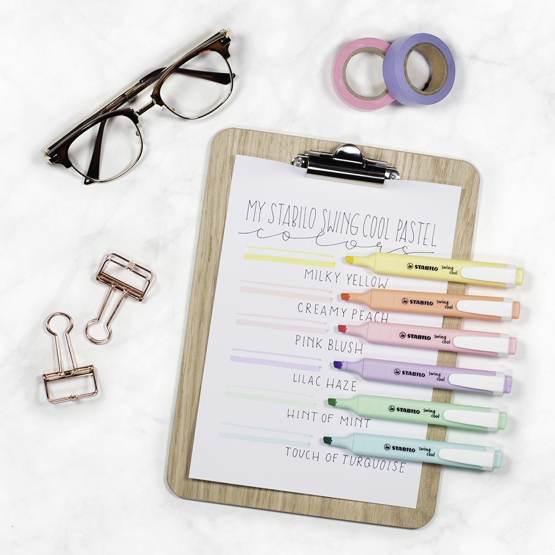 Stabilo Swing Cool - Etui 6stuks pastel - Afbeelding 4