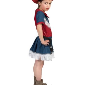 Cowboy kostuum – Jeans Girl – maat 140