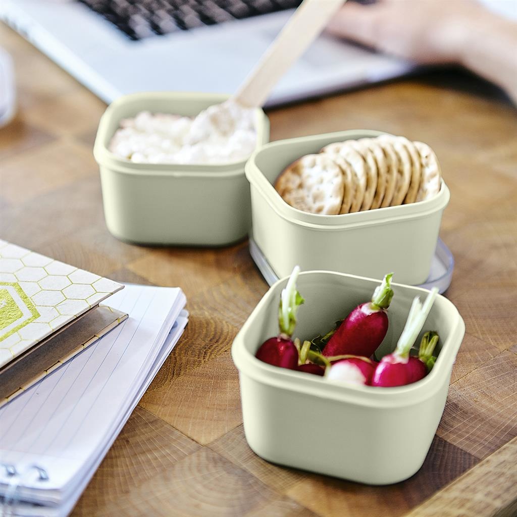 Sigma Home Food to go Lunch bakje (set van 3) - lichtgroen - Afbeelding 3