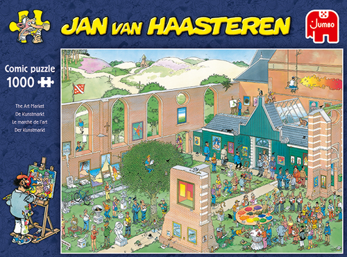 Jan van Haasteren - The Art Market (1000stuks) - Afbeelding 9