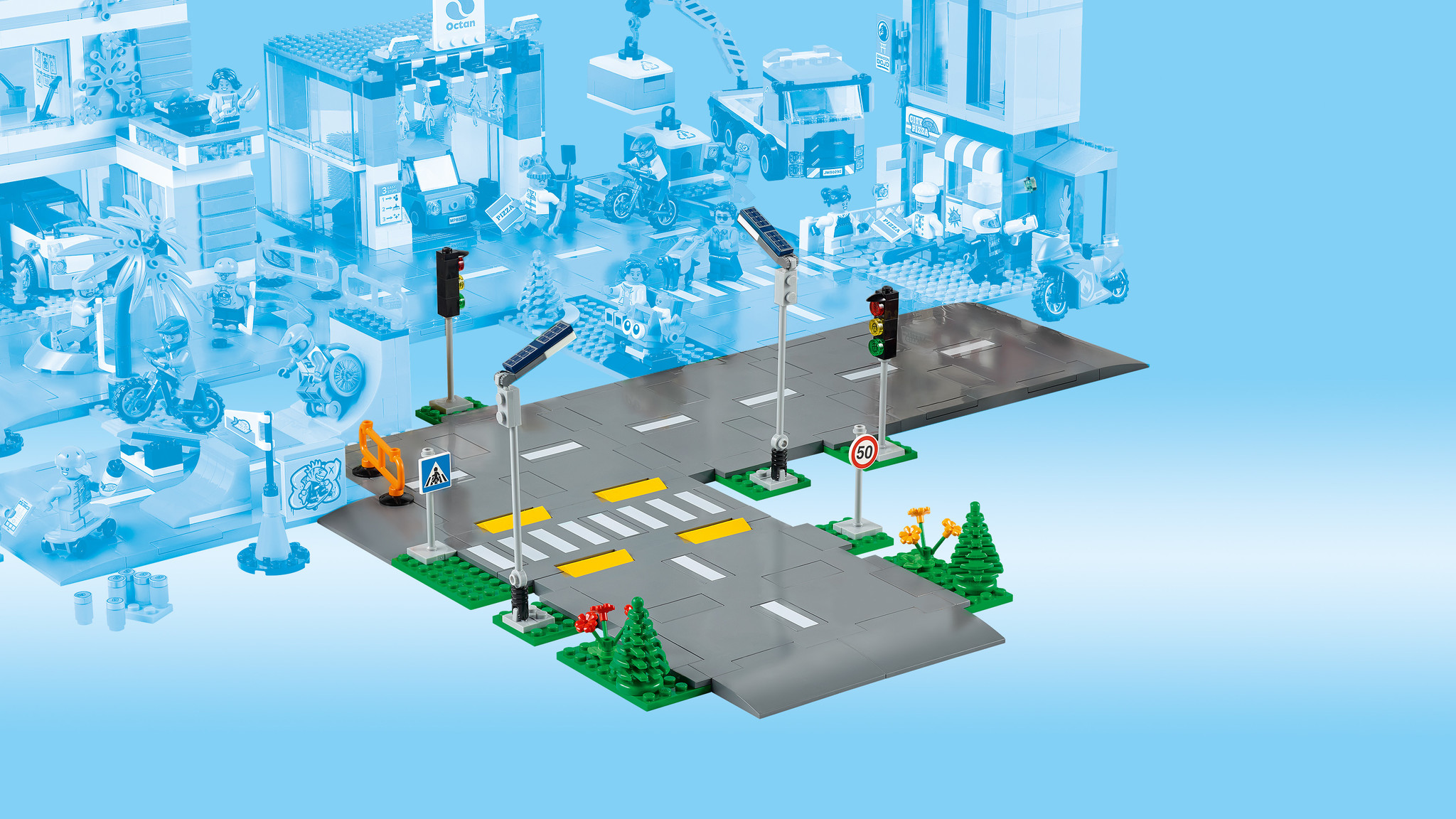 LEGO City Wegplaten - 60304 - Afbeelding 4