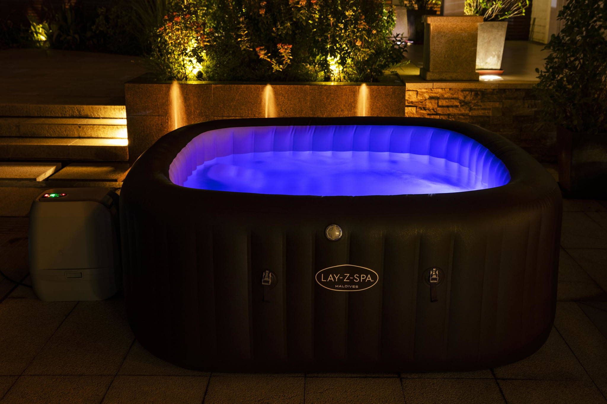 Bestway - Lay-Z-Spa Maldives Hydrojet Pro 201x201x80cm - Afbeelding 10