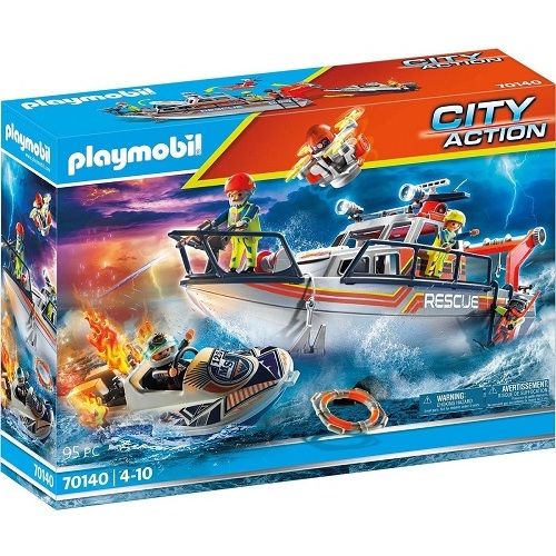 PM City Action - Redding op zee Brandbestrijdingsmissie met reddingskruiser