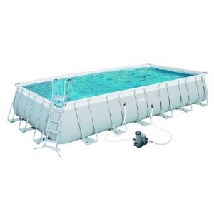 Bestway Power Steel Rectangular Frame Pool Set (732x366x132cm)
