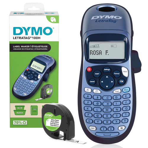 Dymo Letratag LT-100H + Tape - Afbeelding 2